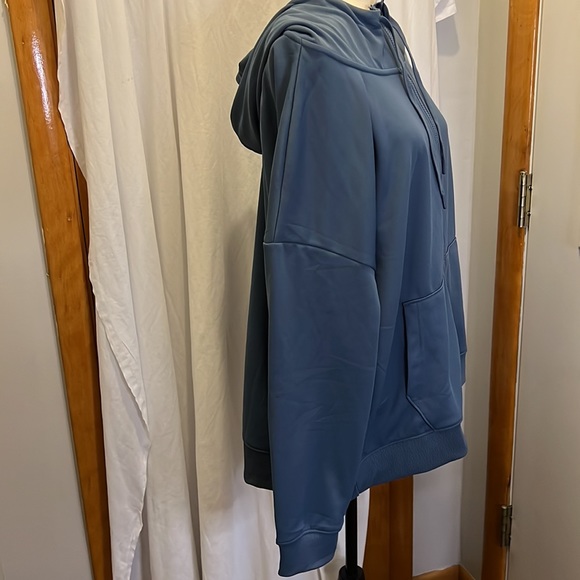 Mondetta Performance Full Zip Hoodie, slate blue color, size XXL - Picture 2 of 11